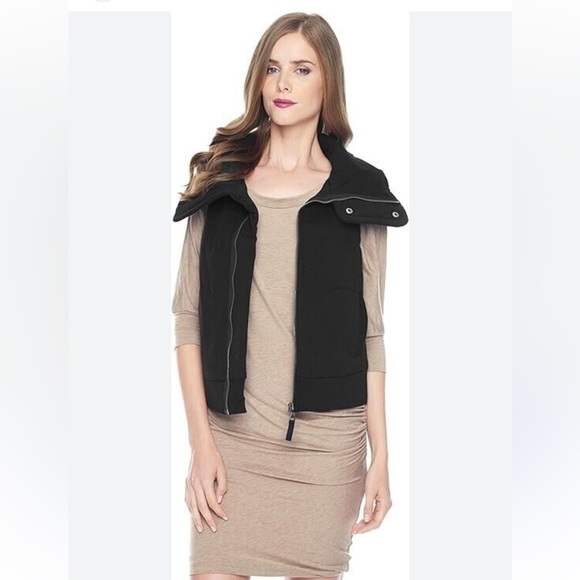 Splendid Bridger Quilted Moto Vest - Picture 1 of 16